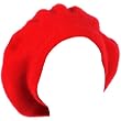 Ladies Winter Classic 100% Wool Hat French Basque Beret Tam Hat Cap Red