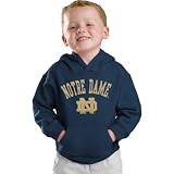 Notre Dame Fighting Irish Kids 4-7 Navy adidas Tackle Twill Hooded Sweatshirt