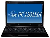 #1: Asus Eee PC 1201HA 30,7 cm (12,1 Zoll) Netbook (Intel Atom Z520 1.3GHz, 2GB RAM, 250GB HDD, Win 7 HP) schwarz