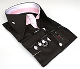 Chemise homme italienne cintrée marron NAPOLI Chemise slimfit du S au XXXL