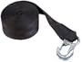 ProGrip 031401 Black Webbing 20' x 2" Gunwale Tie Down with Snap Hooks