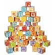 MAXIM JUMBO ALPHABET ABC BLOCKS 45MM