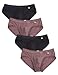 Men's 4 Pack Sexy Brief Low Rise with Soft Comfort Fit