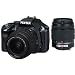 Pentax K-x 17537 Digital SLR Camera with DA L 18-55 and 50-200mm Lenses (Navy)