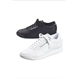 Jessica London Plus Size 'Princess' leather sneaker by Reebok by 