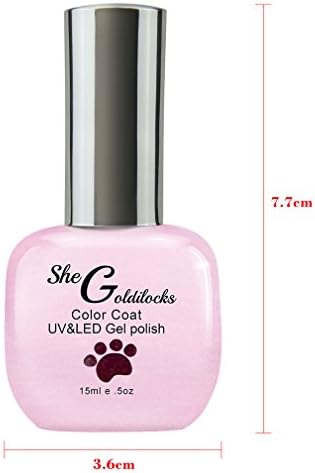 She Goldilocks Soak-Off Gel Polish Nail Art UV LED 15ml 0.5floz 1439 A 15 ml (Amethyst Orchid)