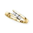 3 Diamond Promise Ring 1/4 ct. in 14K Yellow Gold