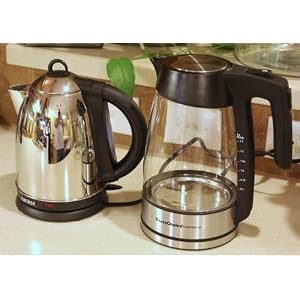 Aroma AWK-115S Hot H20 X-Press 1-1/2-Liter Cordless Water Kettle