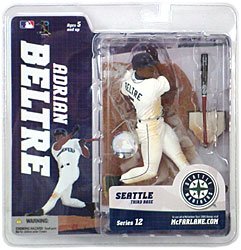 McFarlane Toys MLB Sports Picks Series 12 Action Figure Adrian Beltre (Seattle Mariners) White Jersey
