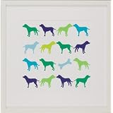 Green Frog Art Animal Sudoku Series Framed Art, Dogs by Green Frog Art
