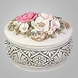 Oval Box w/Crystal Stone