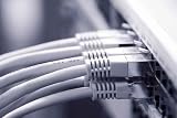 Lan Cables Connected to a Switch - 24