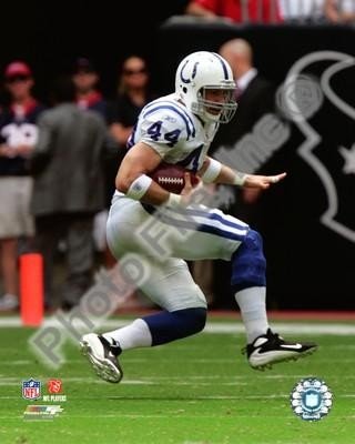 Dallas Clark Colts Running with Ball 8x10 Photo