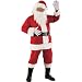 Flannel Adult Santa Suit Size: Extra Large