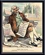 Art Poster Metal Framed Print - Puck, 1902, Thomas Jefferson - Artist: National Archive- Poster Size: 14 X 11