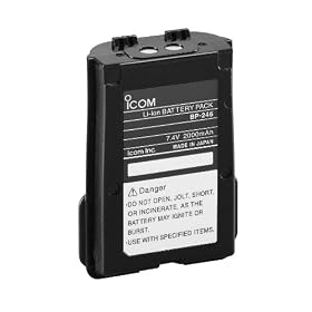 Icom 2000Mah Li-Ion Battery Pack - Black
