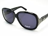 New Chloe CL 2125 CL2125 C01 Black Frame Sunglasses Gray Lens Size: 135