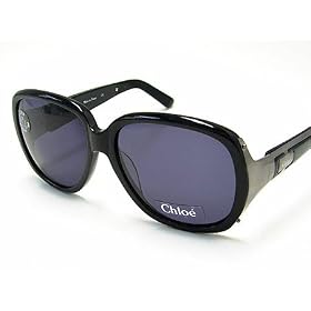 New Chloe CL 2125 CL2125 C01 Black Frame Sunglasses Gray Lens Size: 135