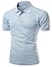 Xpril Mens CoolMax Fabric Sporty Feel Polo T-Shirt with Collar Design