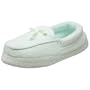 MUK LUKS Women's I Luv Planet Earth Waffle Slipper,Mint,Medium (US Women's 6.5-7.5 M)