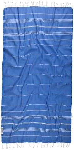 Kikoya Brand 100% Cotton, Pestemal Turkish Towel 39"x70" Size Original - Blue