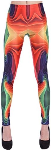 Sexy Pants Denim Look Sexy Denier Sports Rainbow Pattern Treggings Tights Leggings