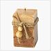 RUSTIC WOOD SQUARED VOTIVE