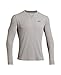 Under Armour Men's Amplify Thermal Shirt, True Gray Heather (025)/Graphite, Large
