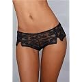 Nuance Panty Slip Spitze schwarz