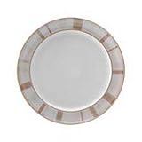 Denby Truffle Layers Wide Rimmed Dinner Plates, Set of 4