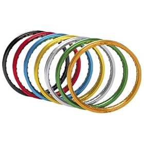 Pro-Wheel Rear Rim - Green - 2.15-18 , Color: Green 182KAWGR