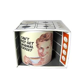 Retro Coffee Gift Mug - Can't I Just Get A Normal Coffee
