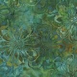 Hoffman Bali Batiks O Keefe Blooms Tree Top by the Half Yard