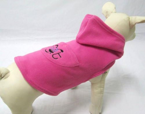 Petelligence Pet Hood Dog Hoodies, X-Small, Pink