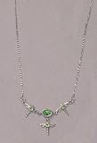 3 Dragonfly Necklace with Peridot