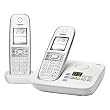 Gigaset C610A Duo T�l�phone sans fil DECT avec r�pondeur int�gr� combin� suppl�mentaire Blanc