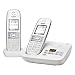 Gigaset C610A Duo T�l�phone sans fil DECT avec r�pondeur int�gr� combin� suppl�mentaire Blanc