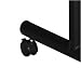 BasyxTM T-Leg Training Table Base, 22w x 28-3/8h, Matte Black