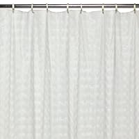 Maytex Orbit 13-Piece Shower Curtain Set, White