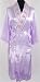 Shanghai Tone® Embroidery Silk Spaghetti Strap Pyjama Robe Purple One Size