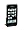 iFrogz Luxe Protective Hard Plastic Case for 3G iPhone -  Silver/Black