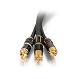 C2G / Cables to Go 40090 SonicWave RCA Type Audio/Video Cable (75 Feet, Gray)