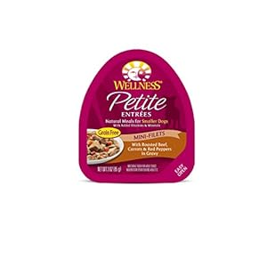Wellness Natural Pet Food Petite Entrees Mini-Filets Natural Grain Free Wet Dog Food, Roasted Beef Recipe, 3 Ounce Wellness Natural Pet Food Petite Entrees Mini-Filets Natural Grain Free Wet Dog Food, Roasted Beef Recipe, 3 Ounce