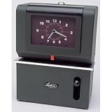 Office Products : Lathem Heavy-Duty Manual Time Recorder, Cool Gray