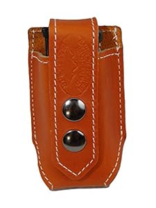 New Barsony Saddle Tan Leather Single Magazine Pouch for CZ-P01 CZ-P07 Duty