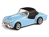 Review Vitesse 35502 / Diecast Model Triumph TR3A in Light Blue (1:43 scale)