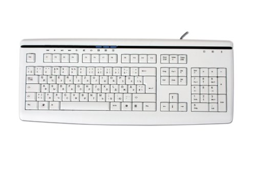 Tastatur Russisch/Kyrillisch // Deutsch USB Slim Line Fujitsu Siemens