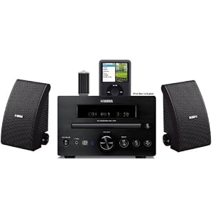 Yamaha Micro Home Theater Receiver Sound System with Integrated iPod Docking Station, High... by Yamaha