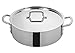 WINCO Tri-Ply Brazier, 12-quart, Silver