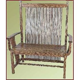 Midway Mission Bench-Cherry (Natural Finish) by Amish